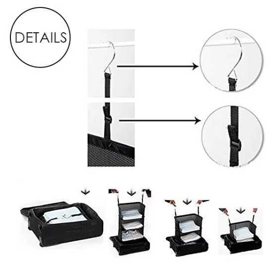 3-Layer Travel Wardrobe Bag