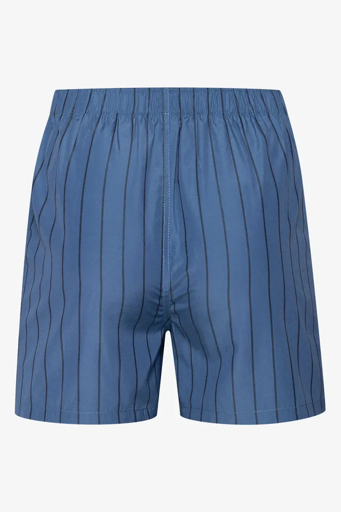 3 Pack Woven Boxers Red & Blue