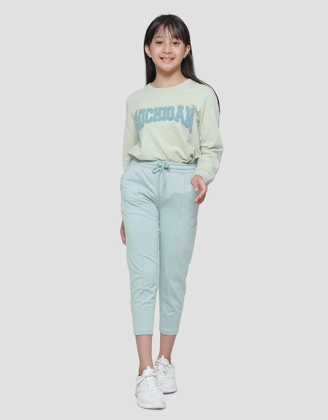 Aero Basic Stripe Celana Panjang Anak Perempuan