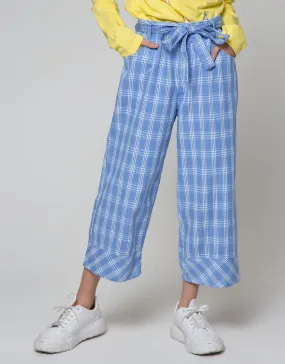 Aero Pants Capri Motif Kotak