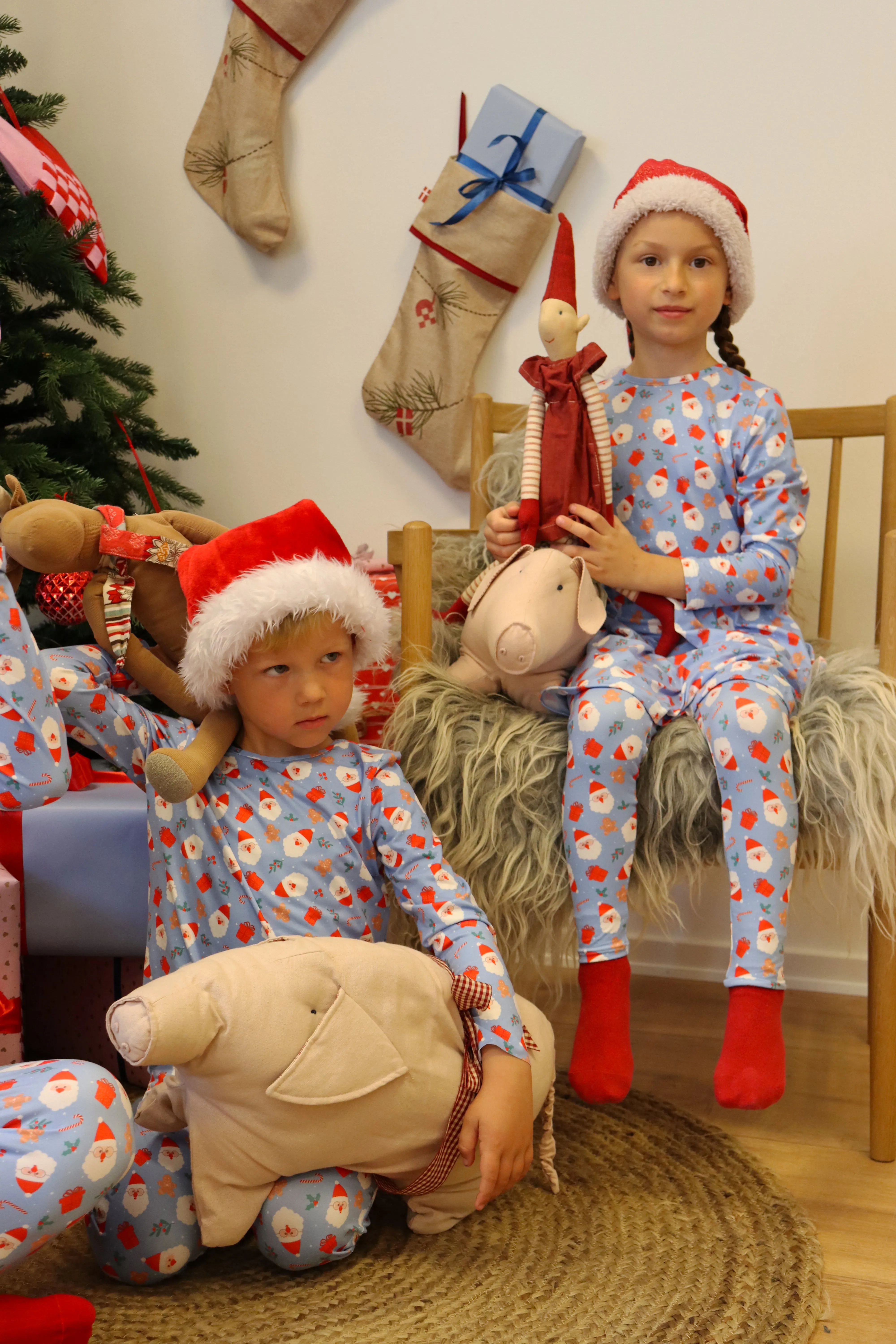 ALMA-LEGGINGS (KIDS) - SANTA SKYBLUE