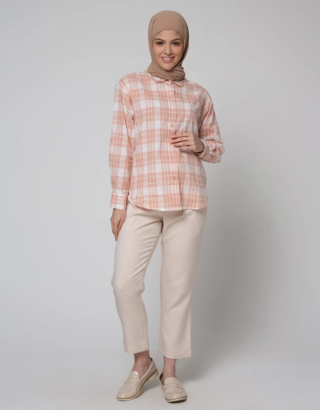 Annisa Celana Ankle Paperbag Tapered Self Tie Pants