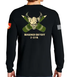 Berserker Long Sleeve 50-50 Blend Unisex Shirt. This shirt IS approved for PT