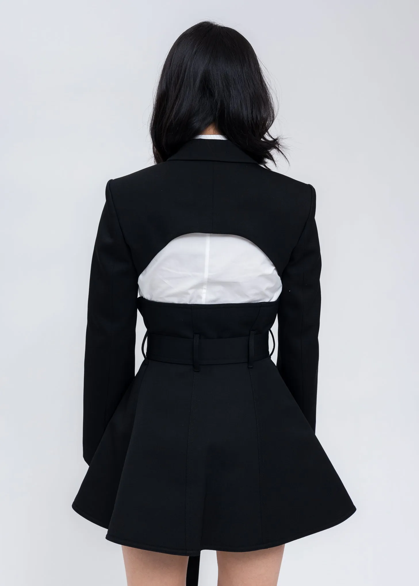 Black Emma Cropped Jacket