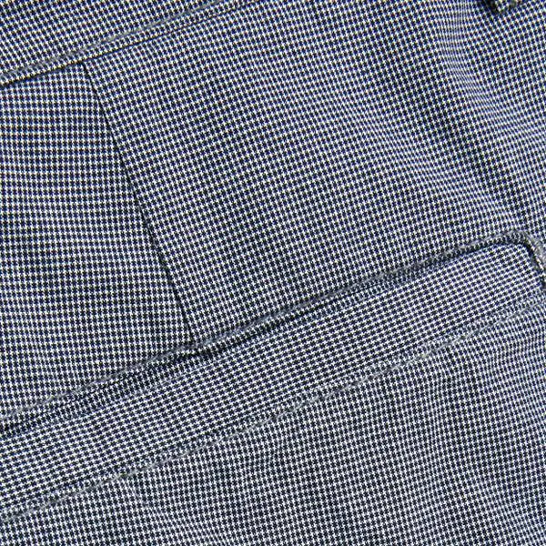 Black/White Mini Gingham Check Chino Shorts