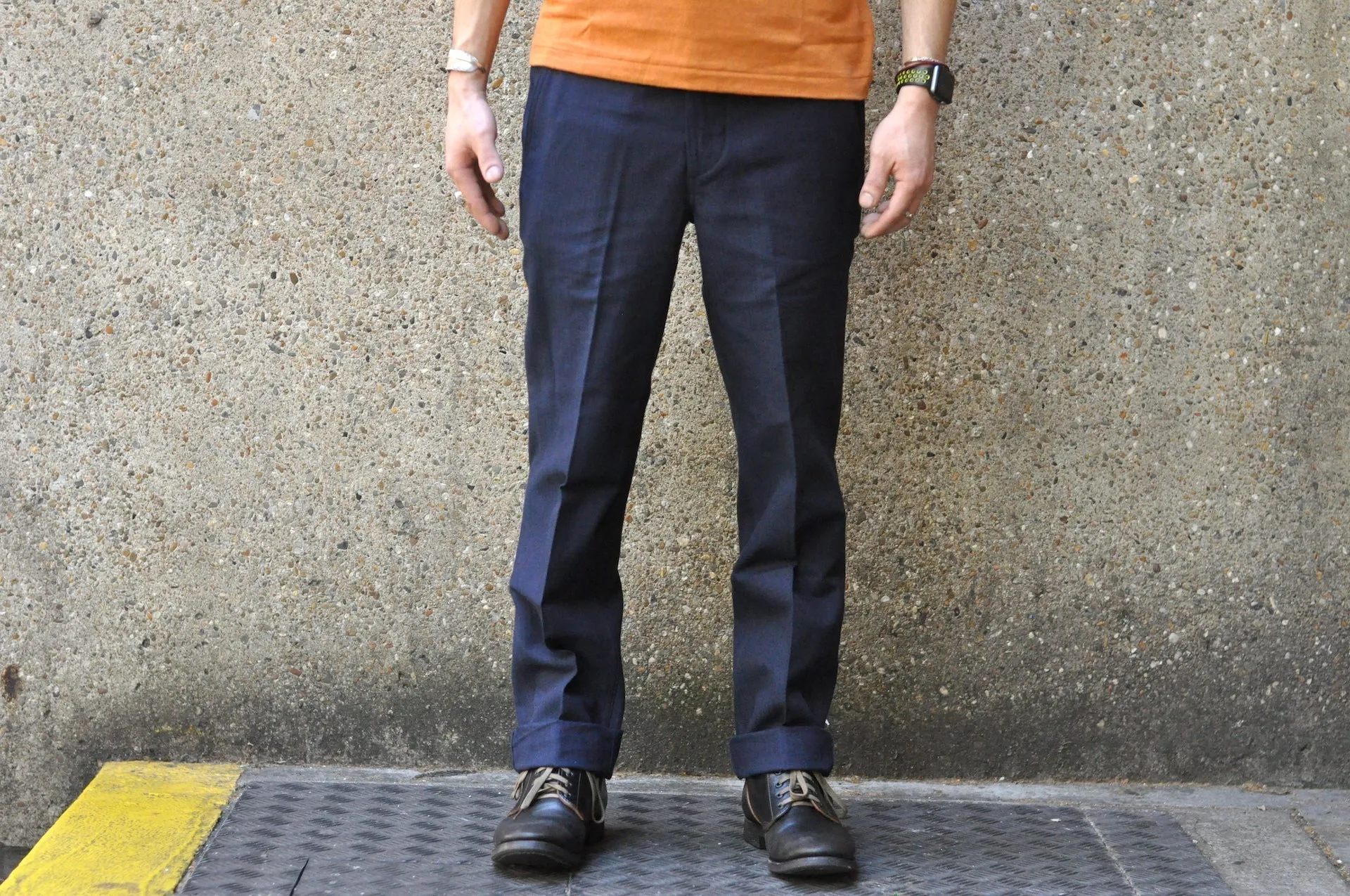 Boncoura 12.5oz Indigo HBT '41 Chinos (Relax Tapered Fit)