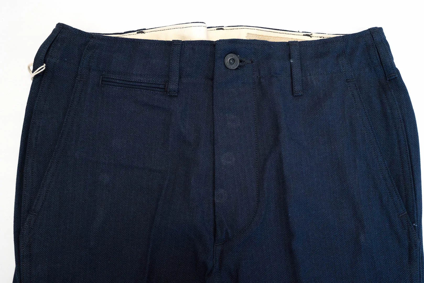 Boncoura 12.5oz Indigo HBT '41 Chinos (Relax Tapered Fit)