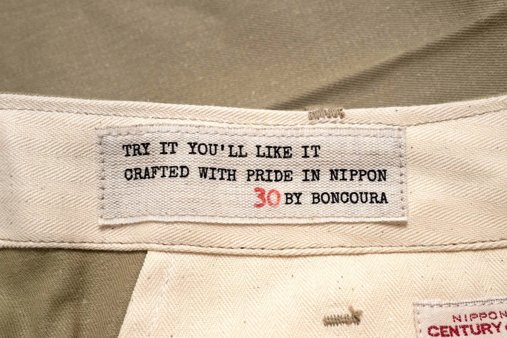 Boncoura 14oz Selvage Duck '41 Cotton Chinos (Relax Tapered Fit)