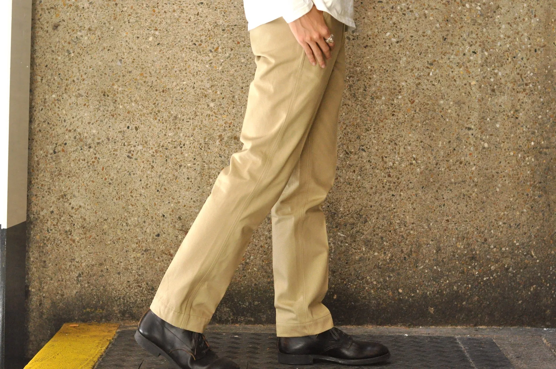 Boncoura 14oz Selvage Duck '41 Cotton Chinos (Relax Tapered Fit)