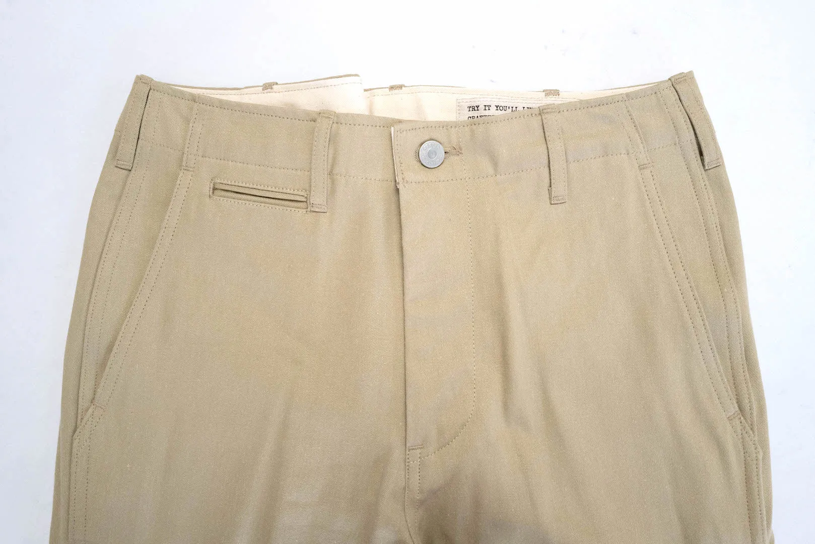 Boncoura 14oz Selvage Duck '41 Cotton Chinos (Relax Tapered Fit)
