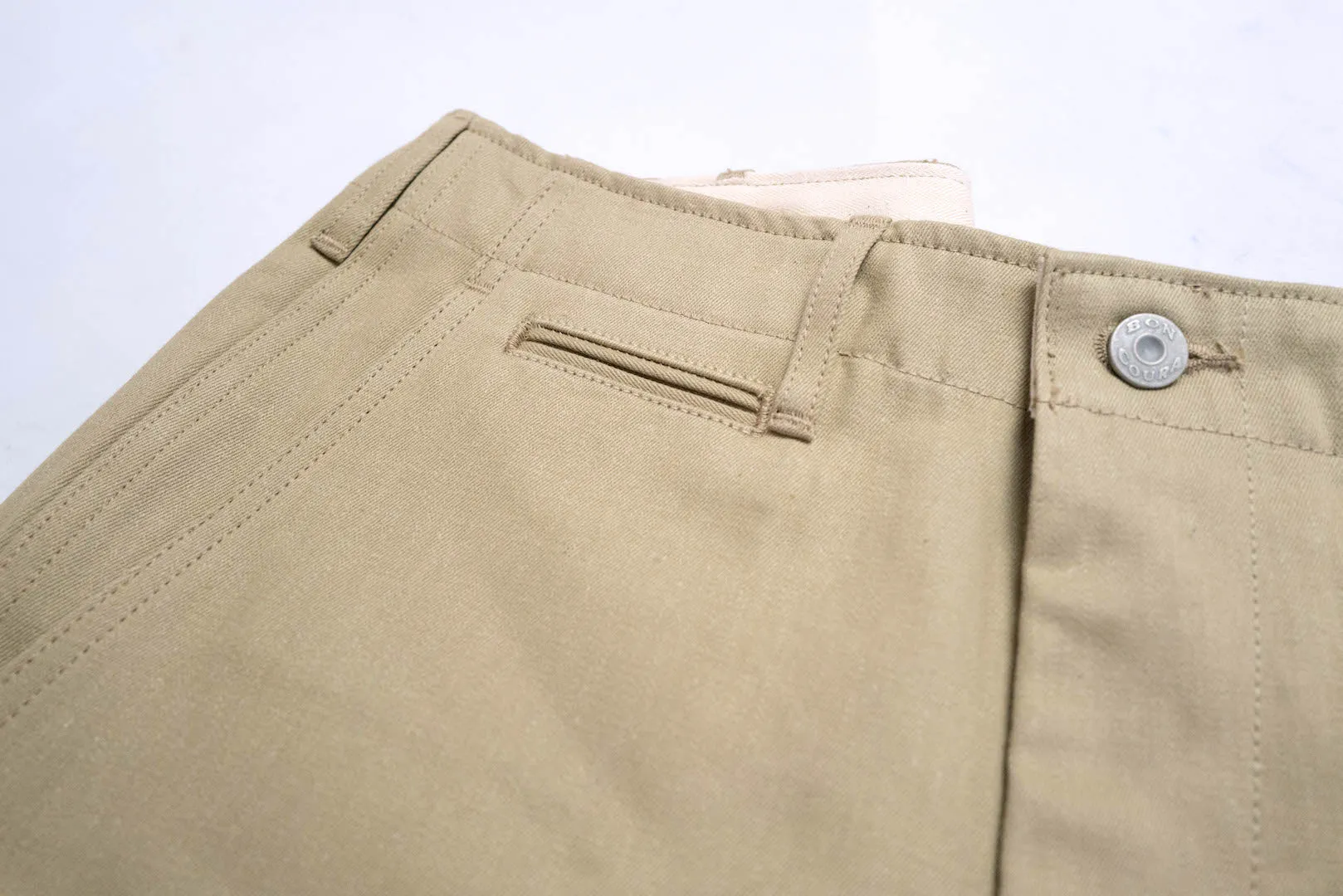 Boncoura 14oz Selvage Duck '41 Cotton Chinos (Relax Tapered Fit)