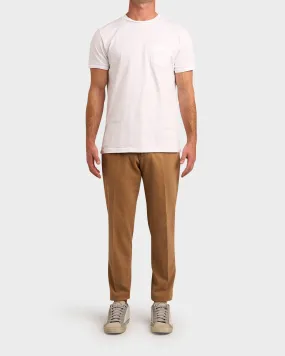 Brown New Barcelona Cotton Twill Chinos