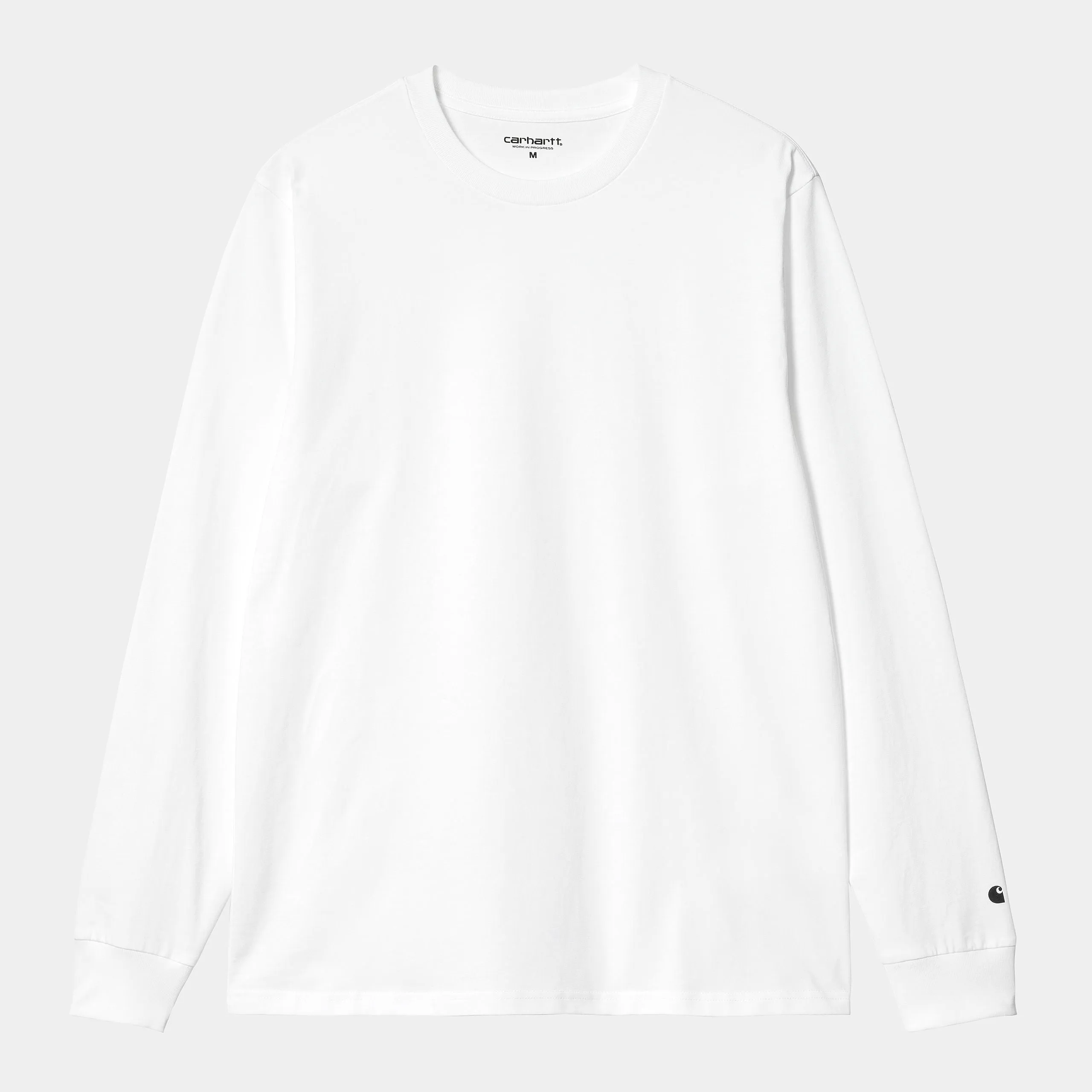 Carhartt WIP Mens Base Long Sleeve T-Shirt - White