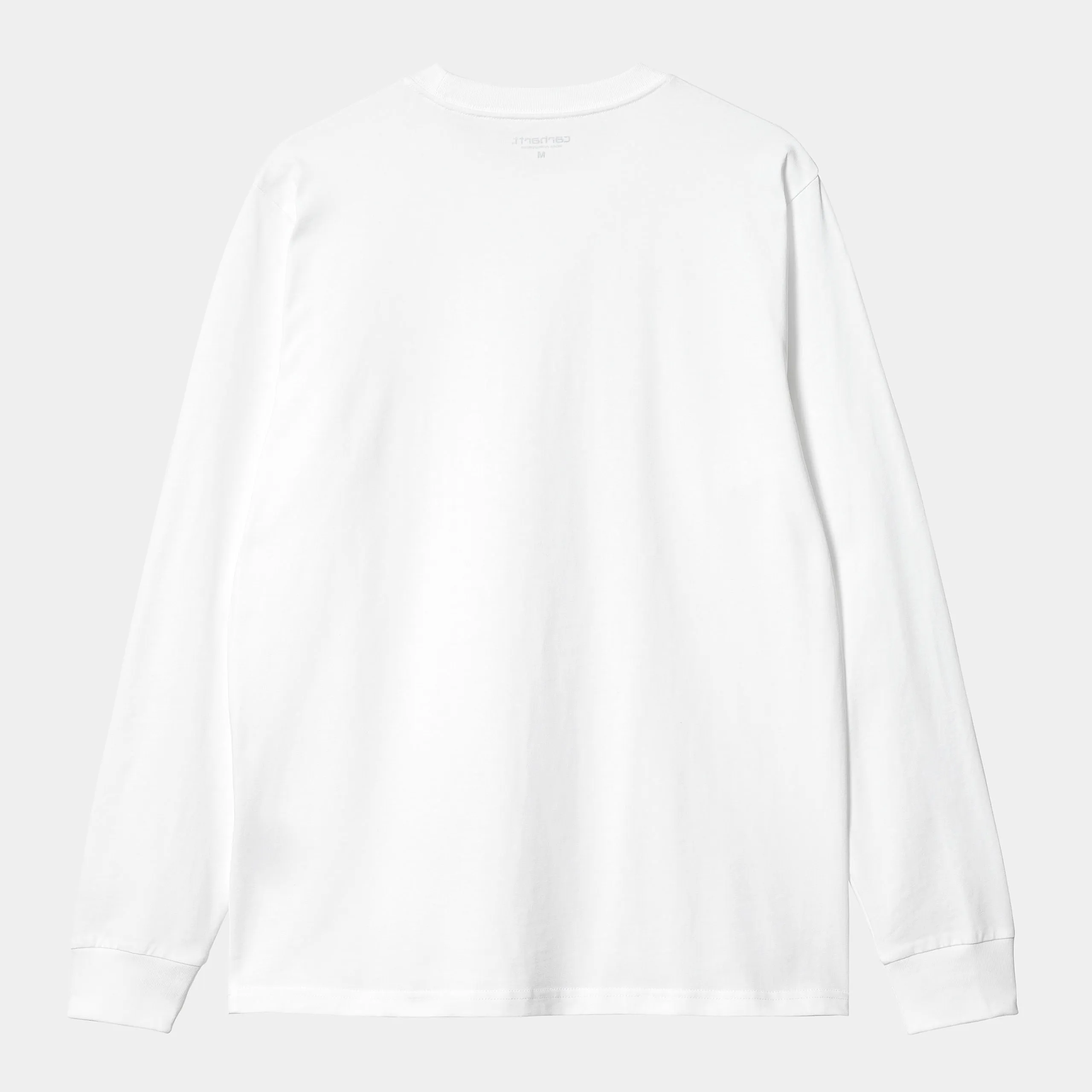 Carhartt WIP Mens Base Long Sleeve T-Shirt - White