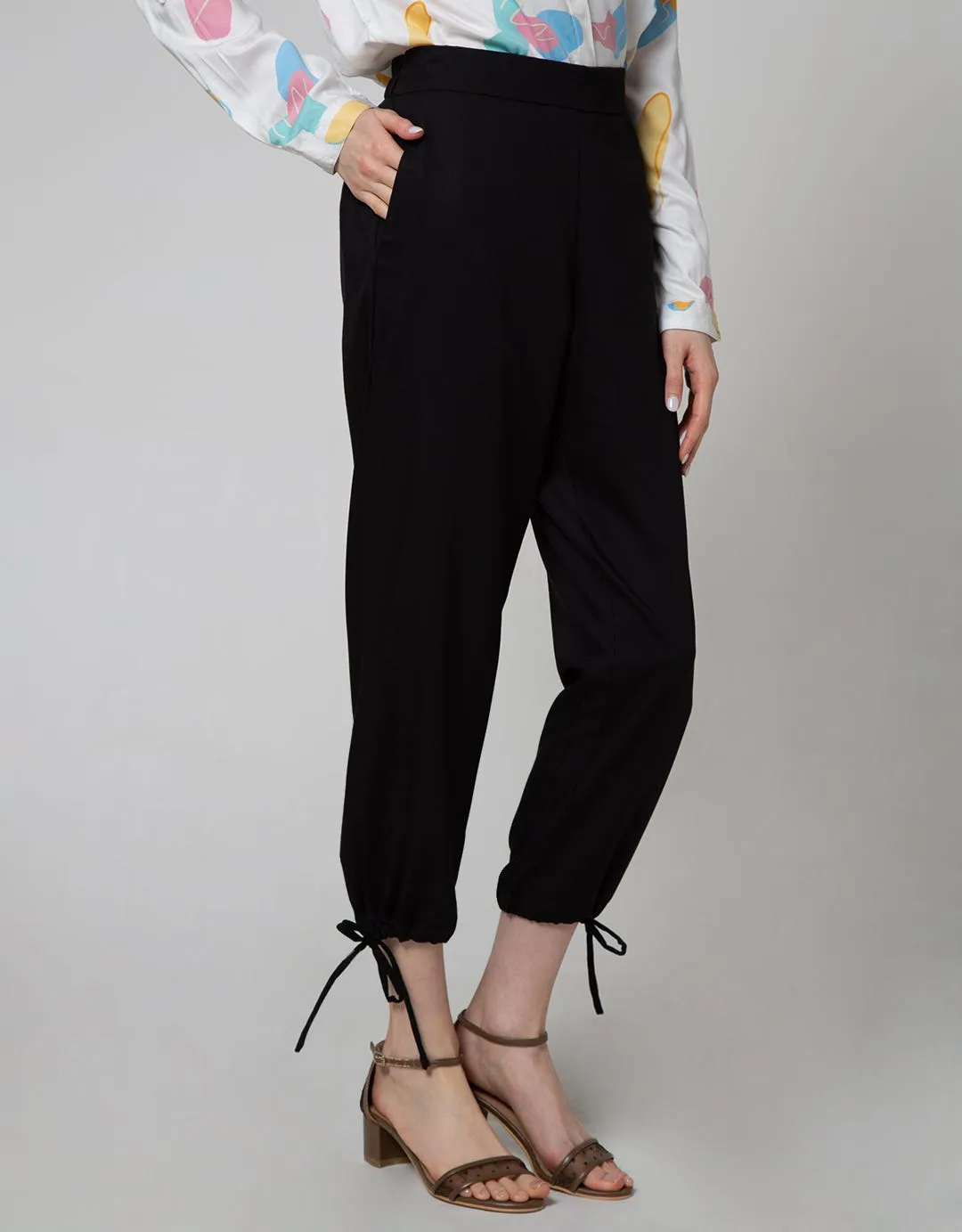 Connexion Long Pants With Tie Hem Toyobo