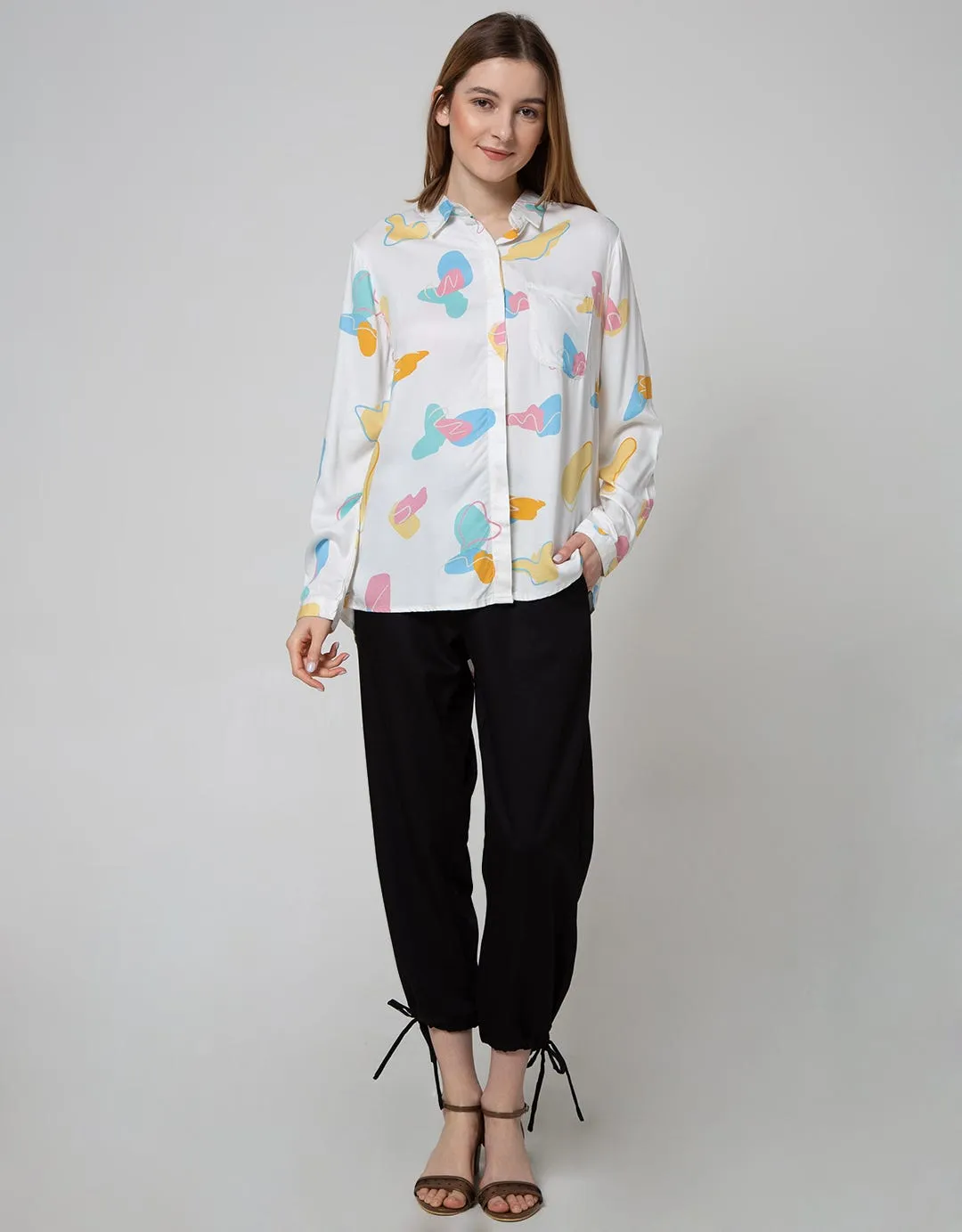 Connexion Long Pants With Tie Hem Toyobo