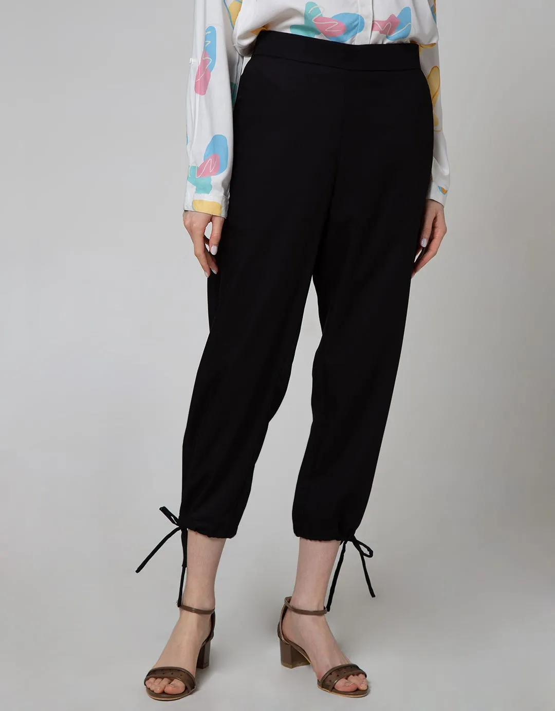 Connexion Long Pants With Tie Hem Toyobo