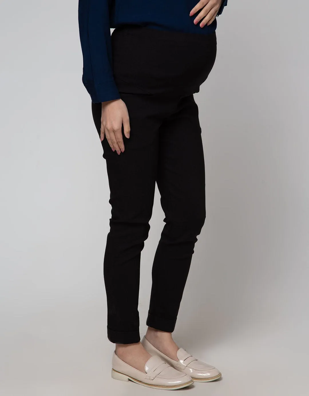Connexion Mom Long Pants Bahan Twill Strecth