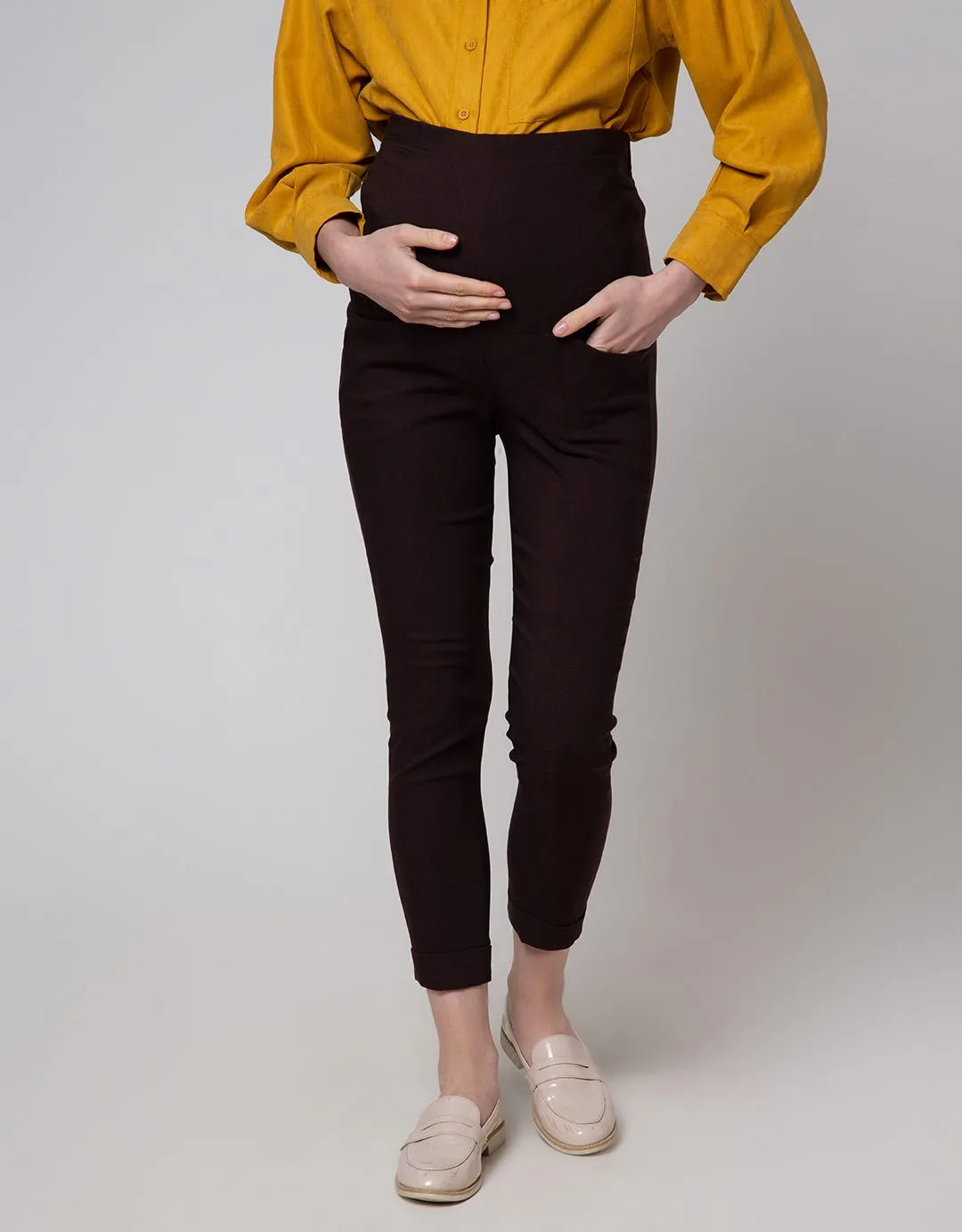Connexion Mom Long Pants Bahan Twill Strecth