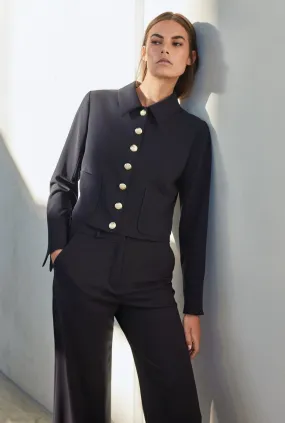 CROPPED COOL WOOL JACKET MORGANE