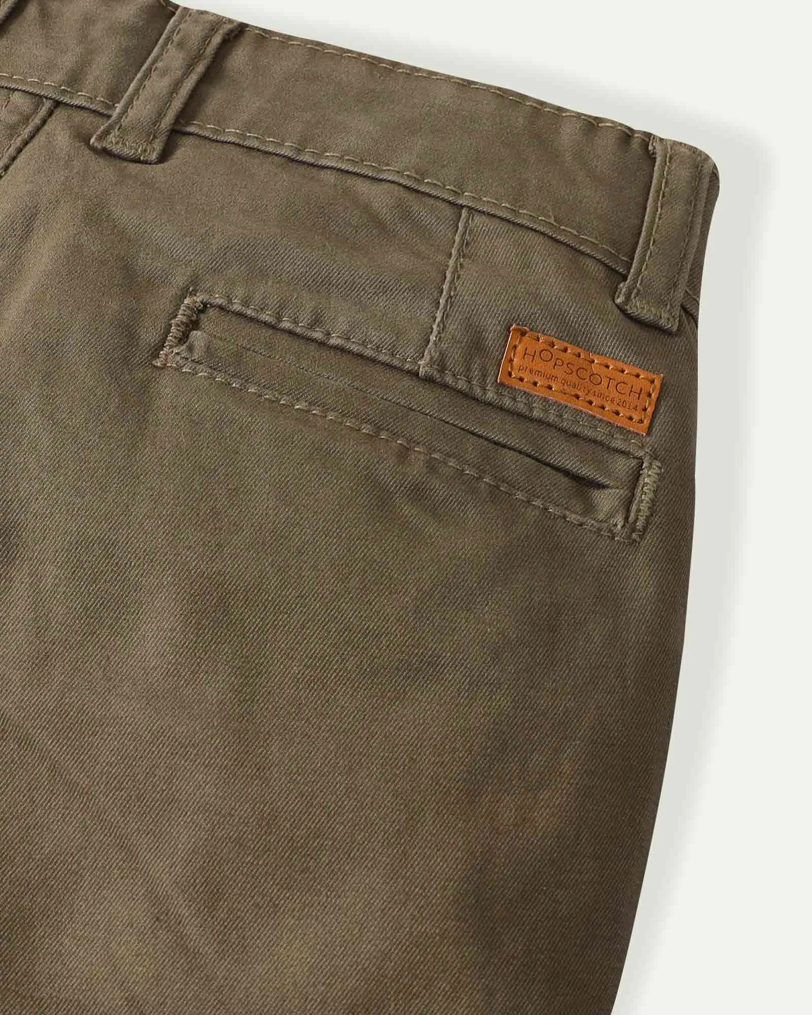 Dark Olive Green Chinos