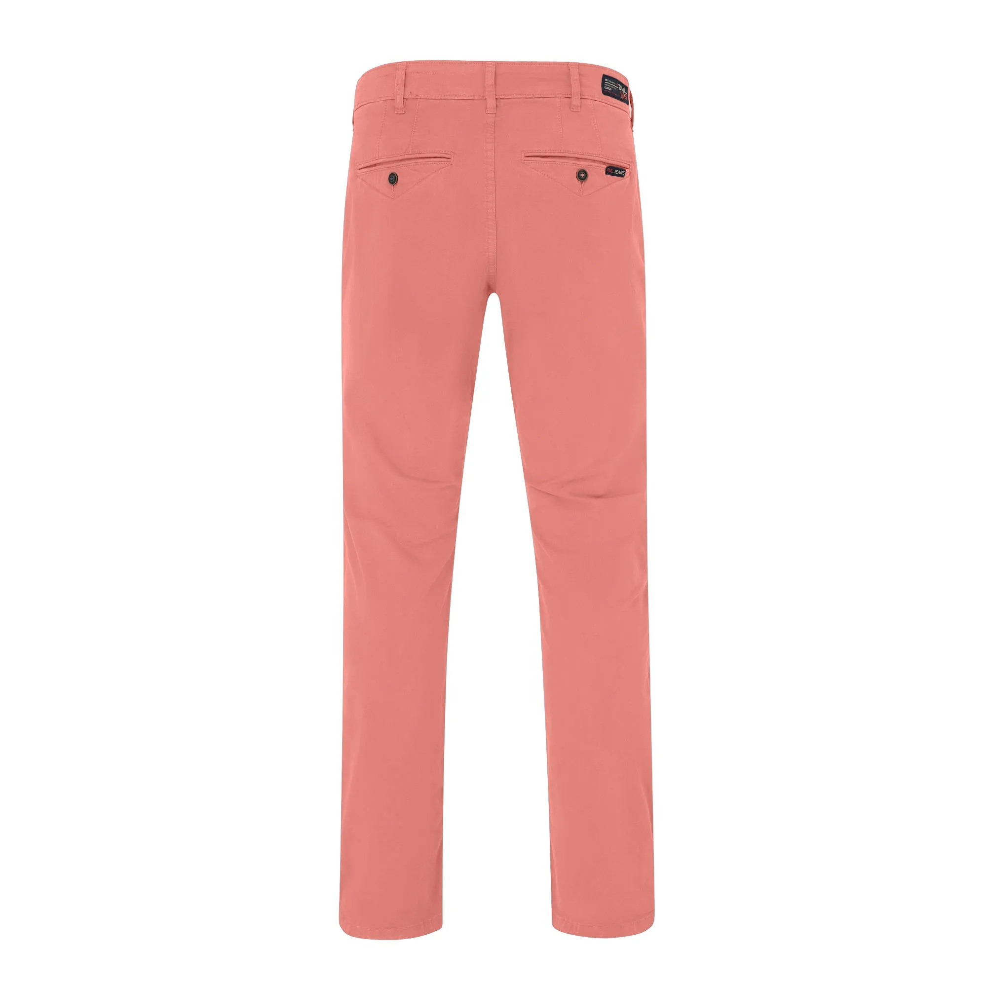 Echo slim chino trouser in Coral