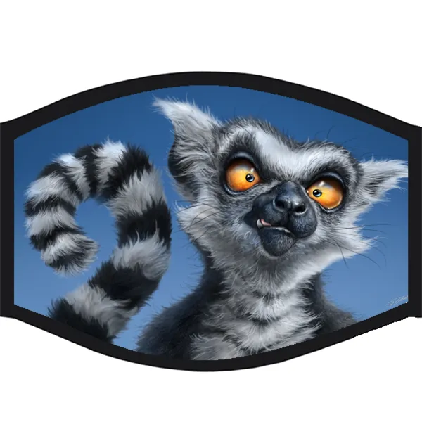 Face Mask - Ring Tail Lemur