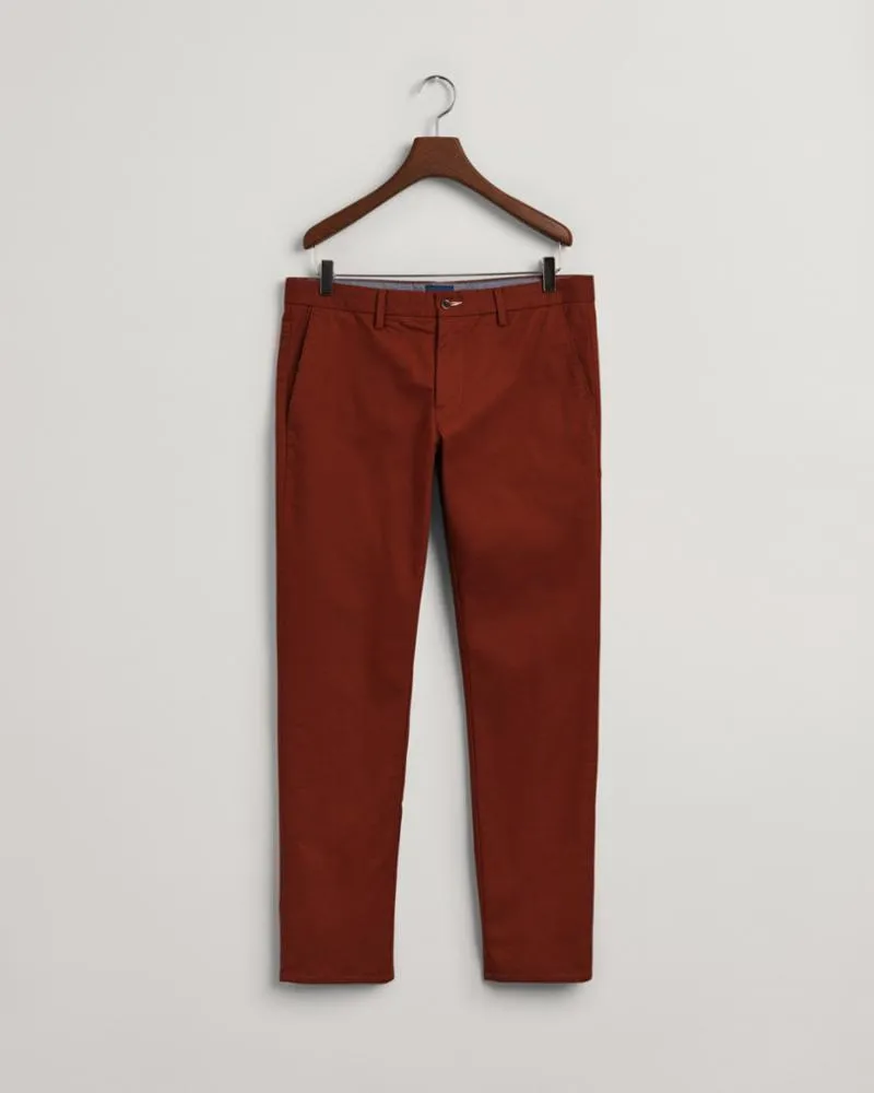 Gant Apparel Mens HALLDEN TECH PREP CHINOS 633/BURGUNDY