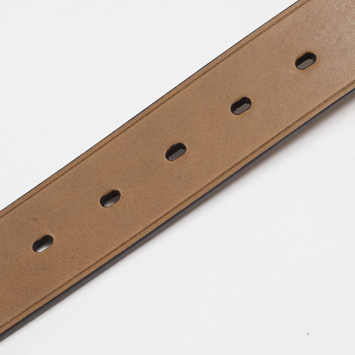 Honey brown calf Olimpo casual belt