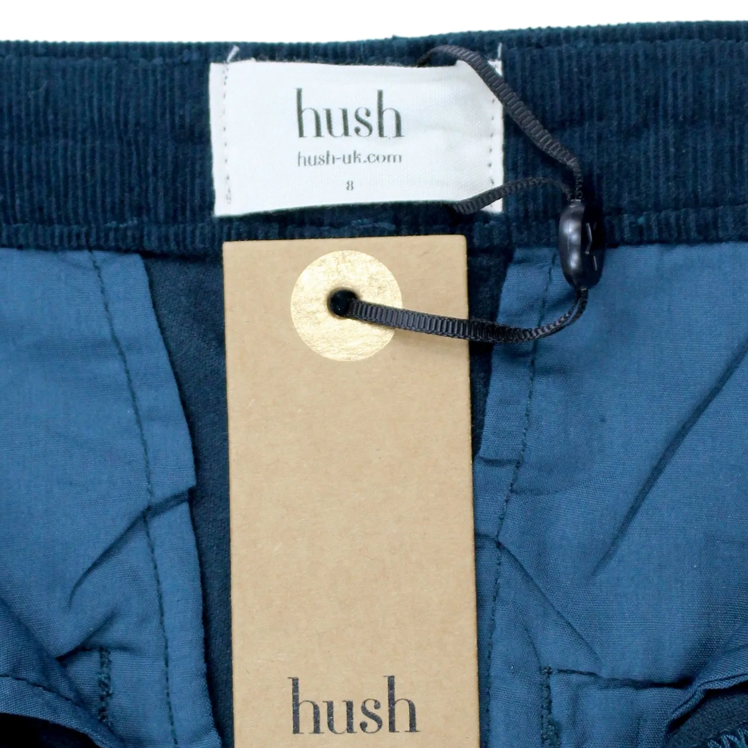 Hush Petrol Corduroy Girlfriend Chinos