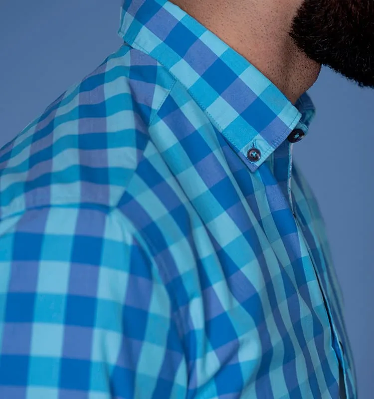 Lightweight Aqua Shirt