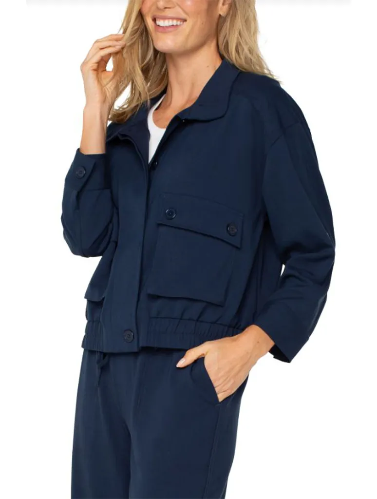 Liverpool Utility Jacket with Cinch Hem