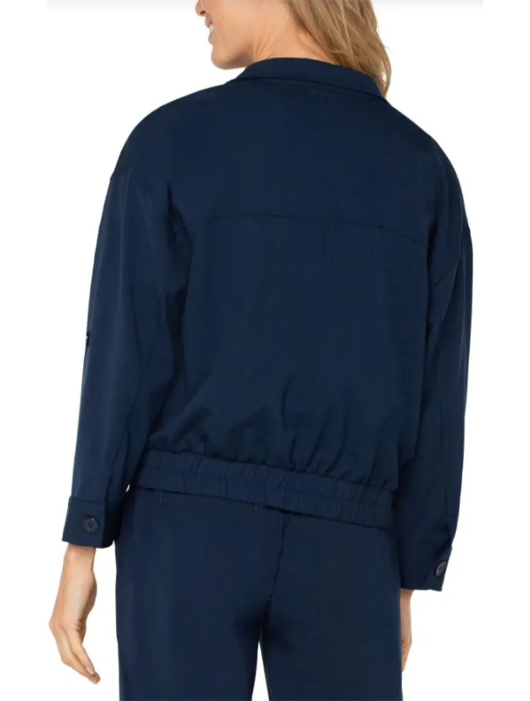 Liverpool Utility Jacket with Cinch Hem
