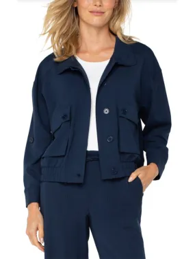 Liverpool Utility Jacket with Cinch Hem