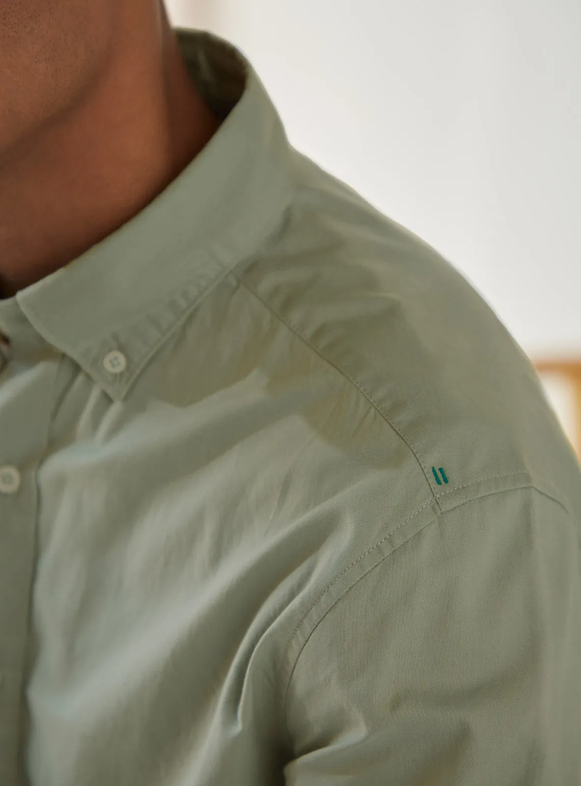 Mantle Green Oxford Shirt