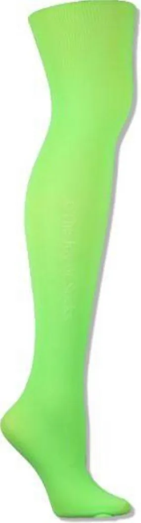 Microfiber Lime Green Tights