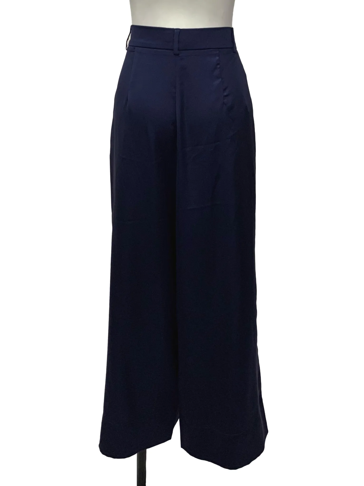 Navy Blue Satin Cullotes LB