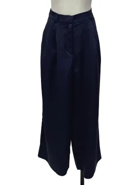 Navy Blue Satin Cullotes LB