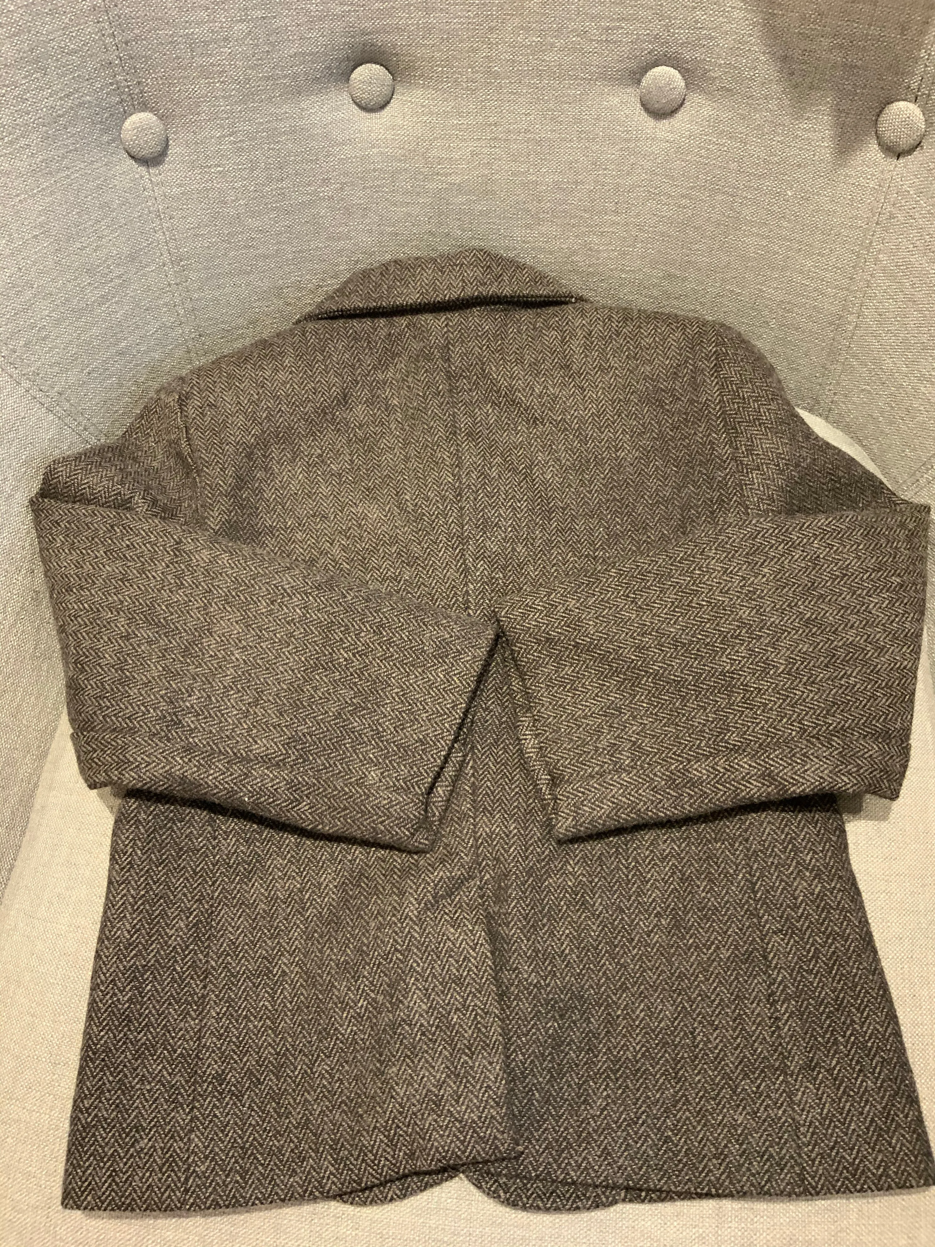 Patachou Boys' Herringbone Wool Peacoat Coat Size 4 years children