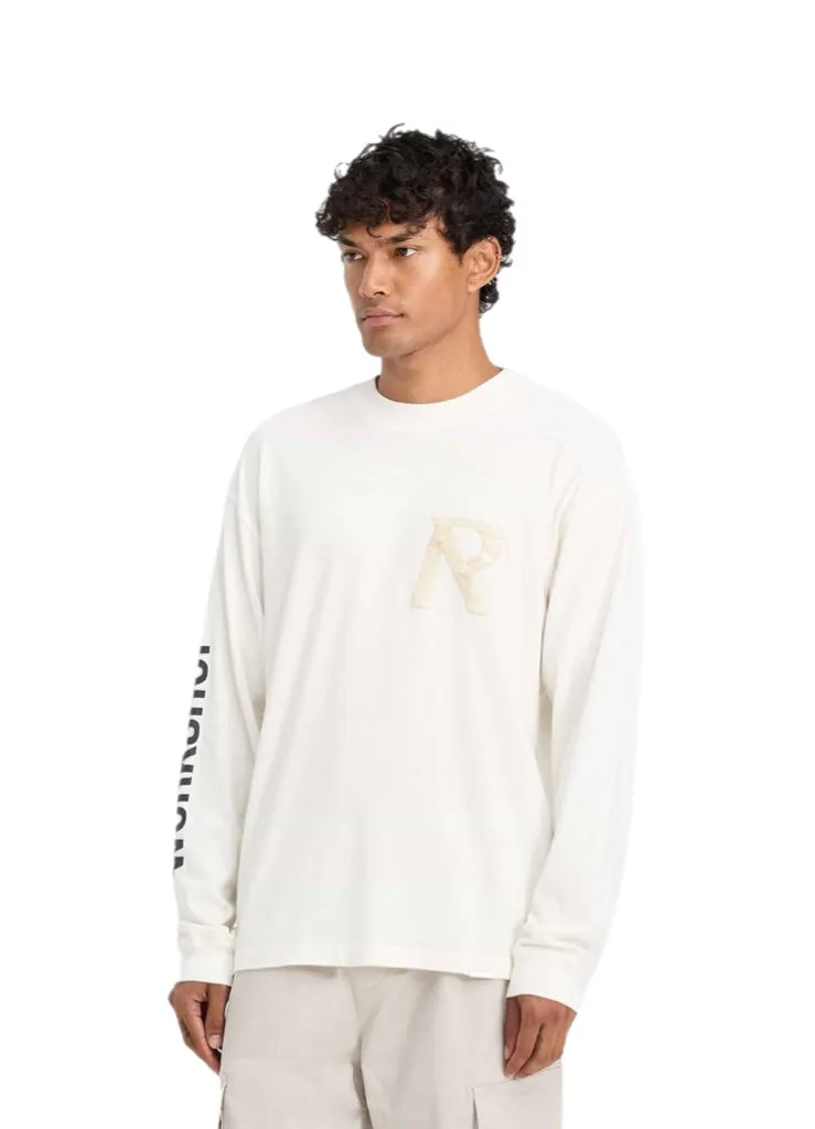 Represent Masking Tape Initial Long Sleeve T-Shirt