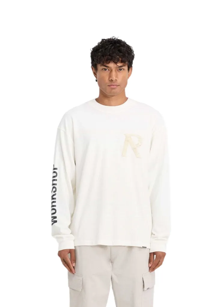 Represent Masking Tape Initial Long Sleeve T-Shirt