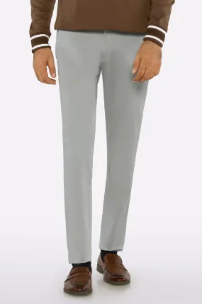 Silver Smart Fit Cotton Chino