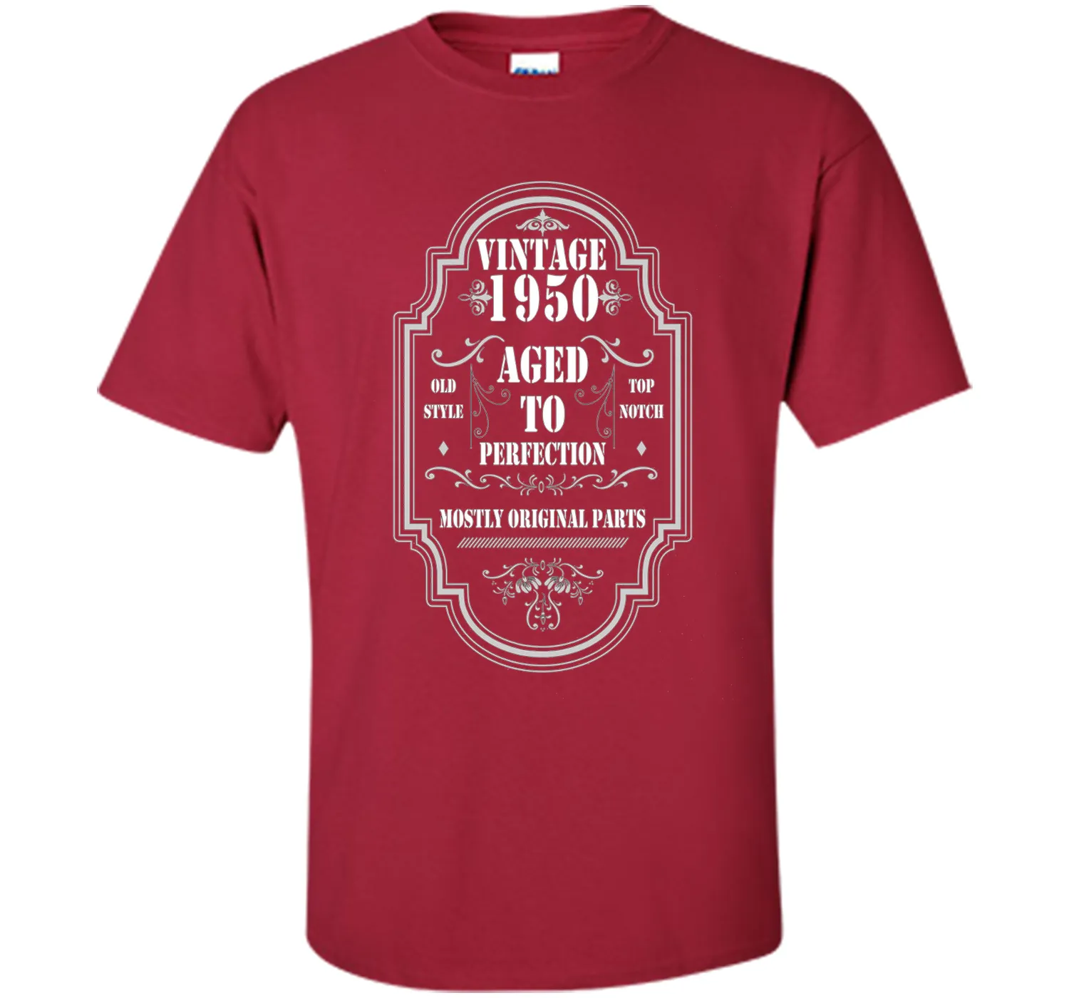 Vintage 1950 T-Shirt. Birthday Gifts For Women/Men