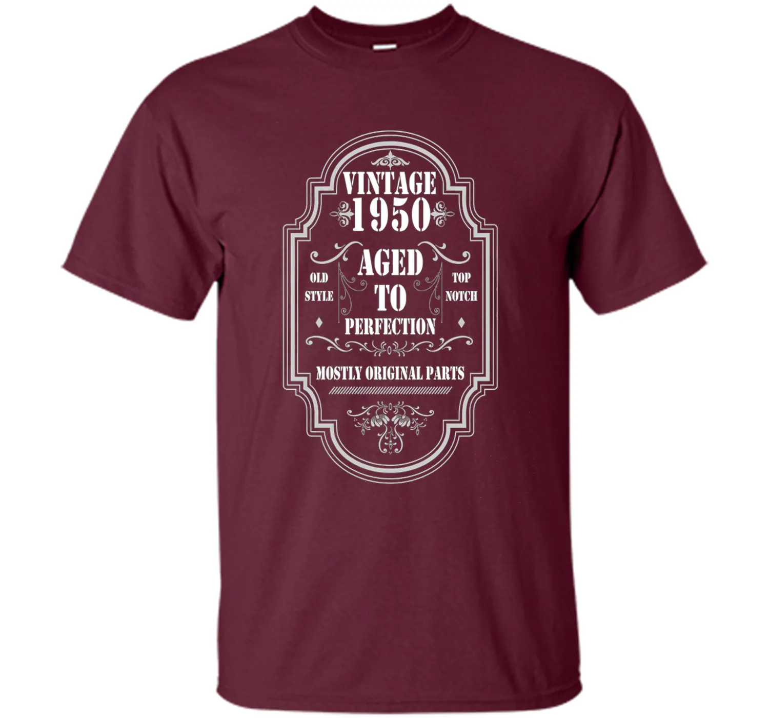Vintage 1950 T-Shirt. Birthday Gifts For Women/Men