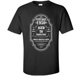Vintage 1950 T-Shirt. Birthday Gifts For Women/Men